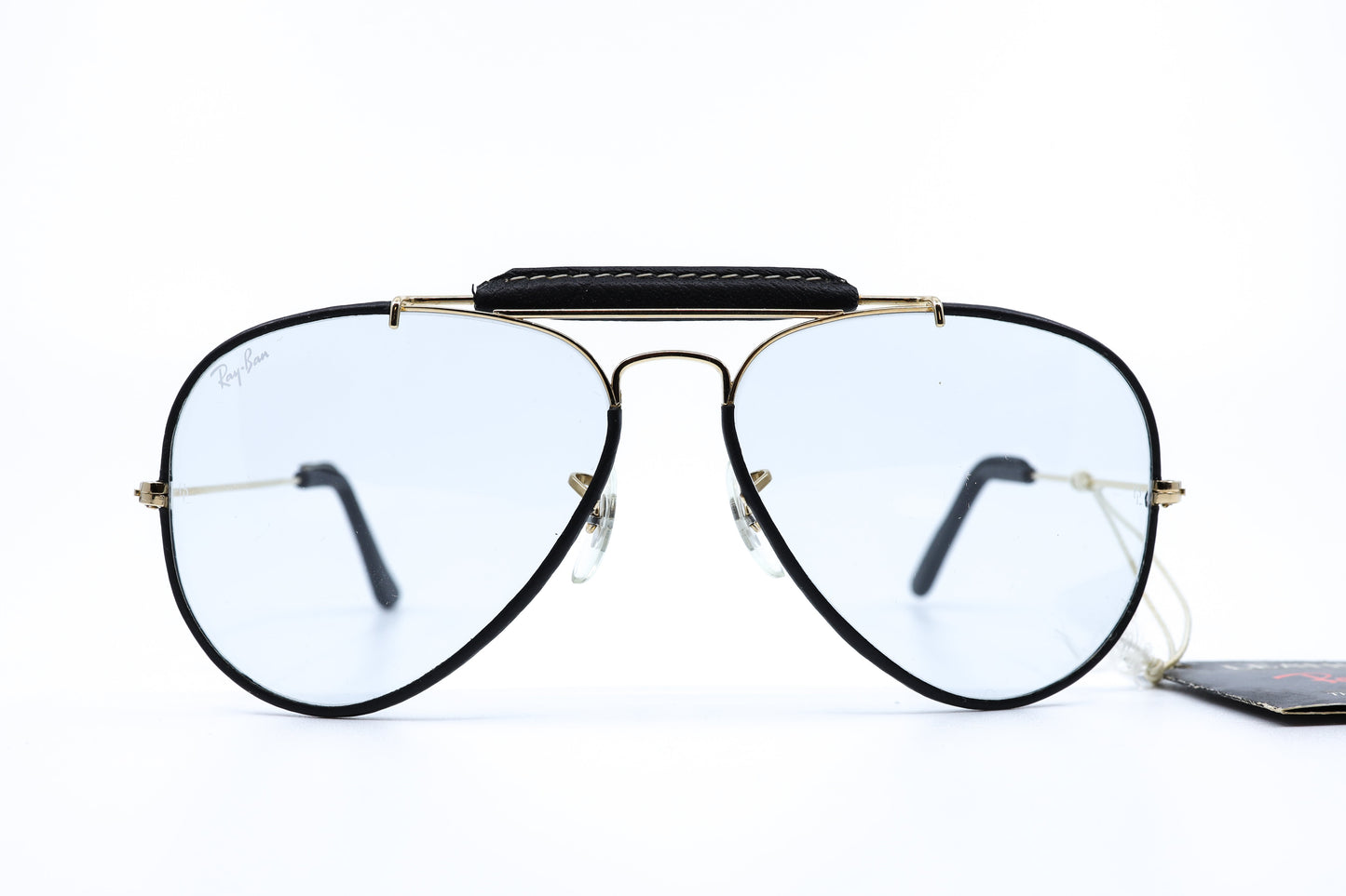 VINTAGE RAY-BAN OUTDOORSMAN LEATHERS BLACK