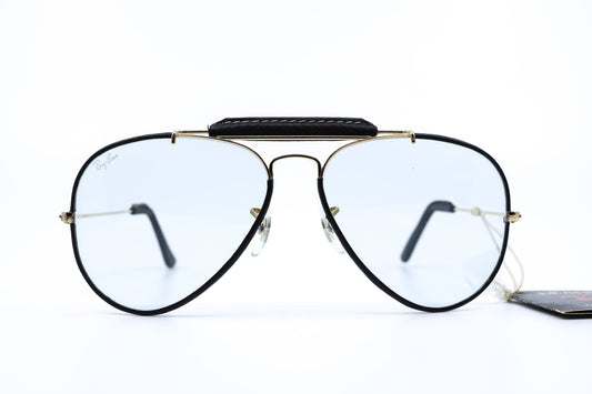 VINTAGE RAY-BAN OUTDOORSMAN LEATHERS BLACK