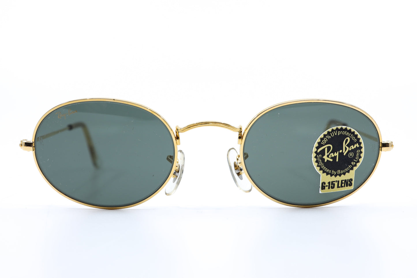 VINTAGE RAY-BAN OVAL W0976 NOAS GOLD
