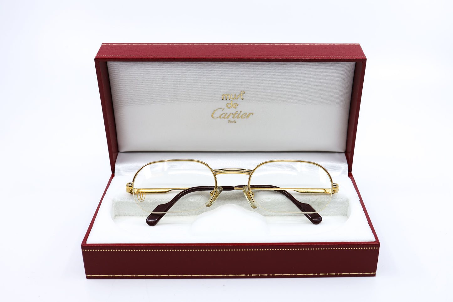 VINTAGE CARTIER ASCOT SEMI-RIMLESS