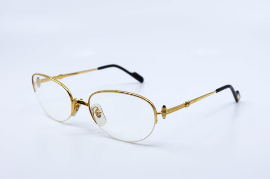 VINTAGE CARTIER CABOCHON DOUBLE SAPPHIRE ON TEMPLES
