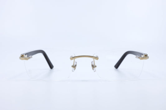 CARTIER C DÉCOR ACETATE "MOSAIC" WITH GOLD HARDWARE CT0043O 001