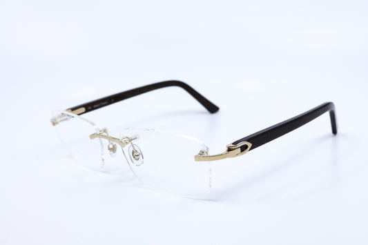 CARTIER C DÉCOR ACETATE "MOSAIC" WITH GOLD HARDWARE CT0043O 001