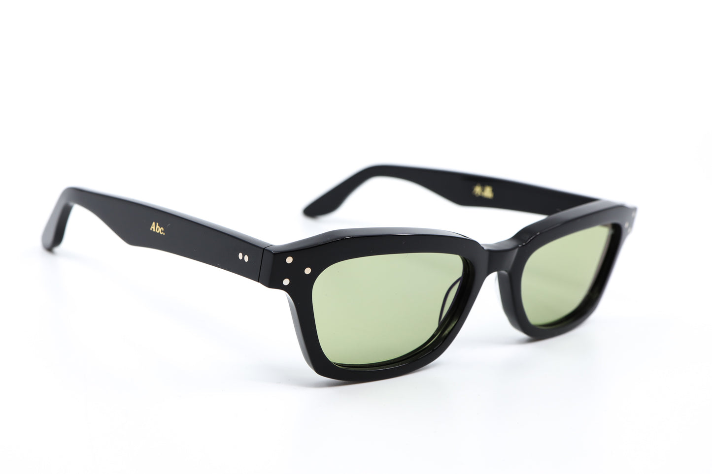 ADVISORY BOARD CRYSTALS (ABC) BLACK FRAMES WITH PEARL EYEGLASS CHAIN