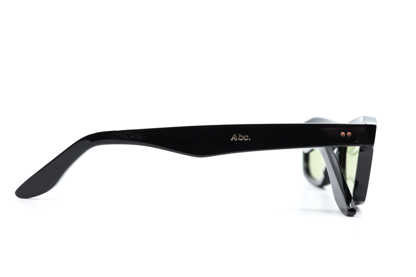 ADVISORY BOARD CRYSTALS (ABC) BLACK FRAMES WITH PEARL EYEGLASS CHAIN