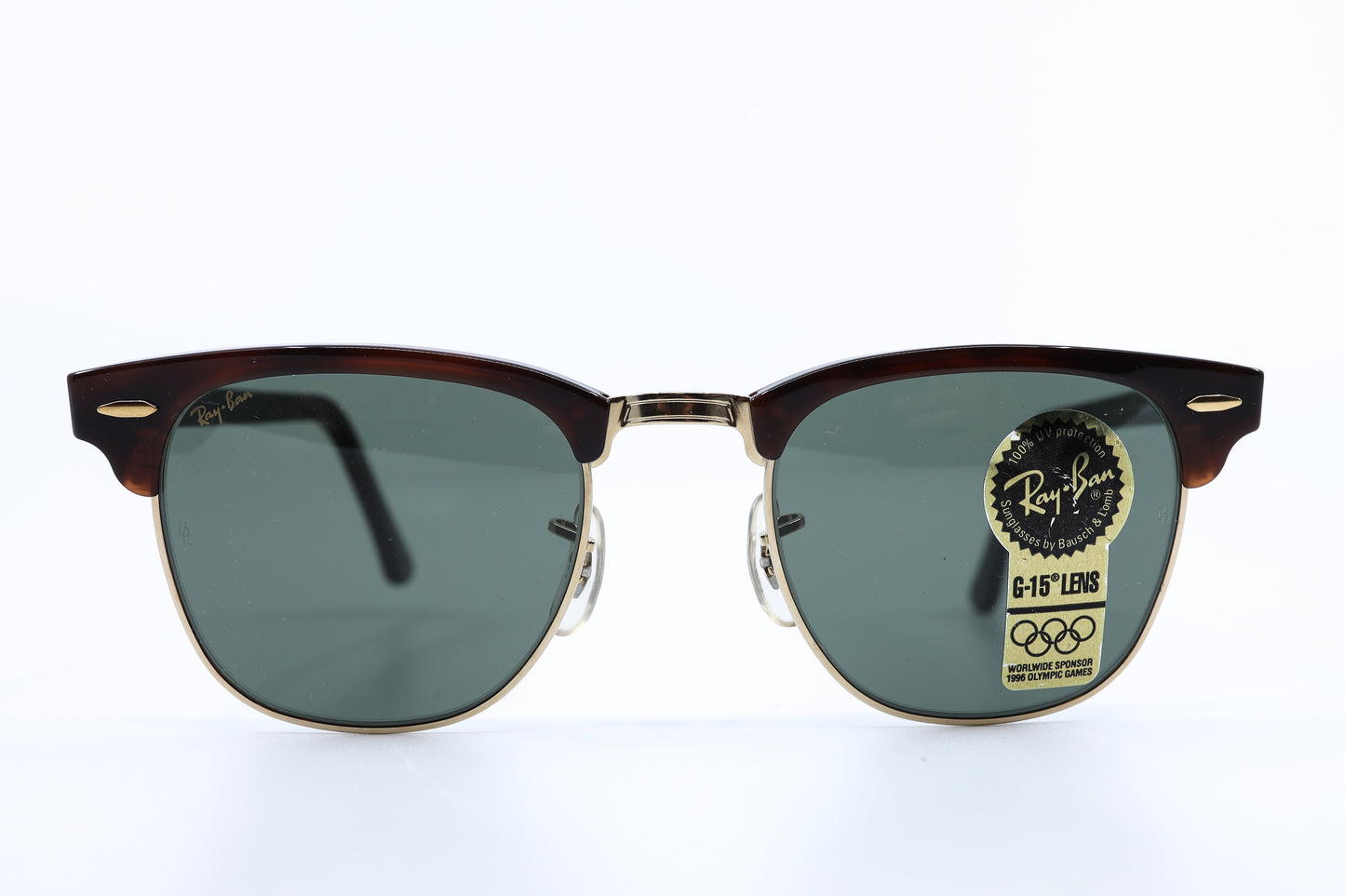 VINTAGE RAY-BAN CLUBMASTER W0366 YQAS TORTOISE