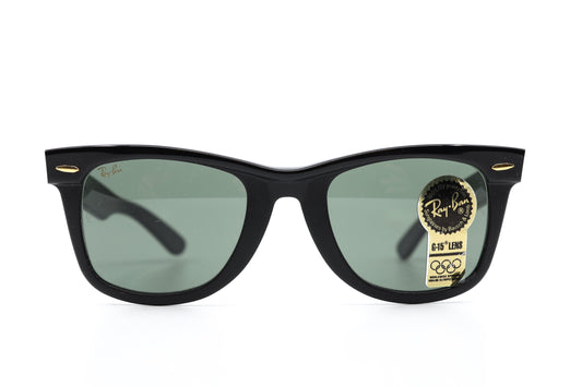 VINTAGE RAY-BAN WAYFARER USA OLYMPIC SERIES BLACK W2145 YPAR