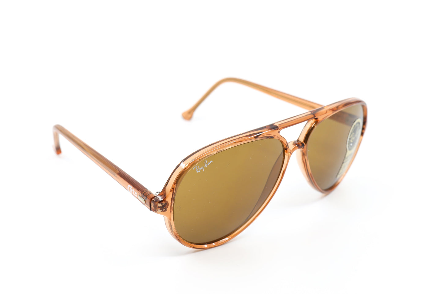 VINTAGE RAY-BAN VAGABOND TRANSLUCENT BROWN