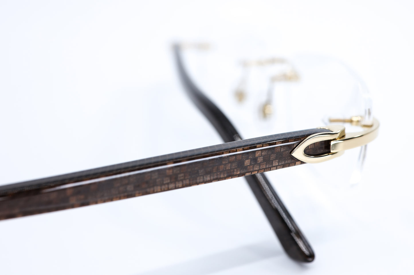 CARTIER C DÉCOR ACETATE "MOSAIC" WITH GOLD HARDWARE CT0043O 001