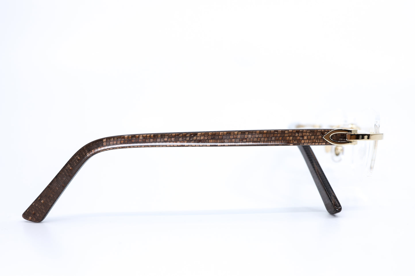 CARTIER C DÉCOR ACETATE "MOSAIC" WITH GOLD HARDWARE CT0043O 001
