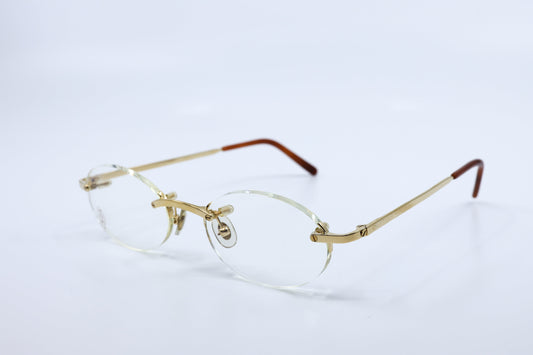 VINTAGE CARTIER T-EYE RIMLESS 3122670